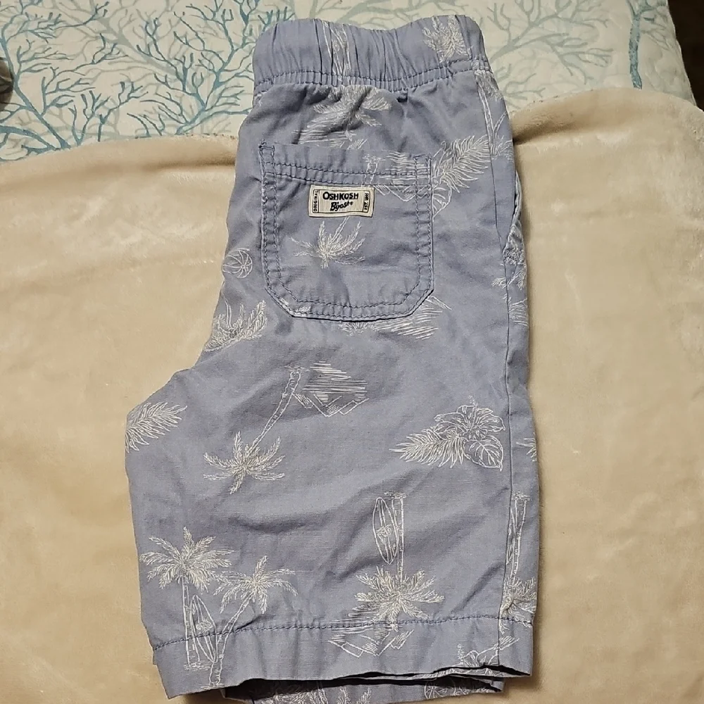 OshKosh B'gosh Light Blue Tropical Print Men's Shorts